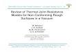 Surfaces in a Vacuum Models for Non-Conforming Rough ... › pdf_presentations › asme0603-1.pdf · Review of Thermal Joint Resistance Models For Non-Conforming Rough Surfaces in