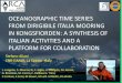 OCEANOGRAPHIC TIME SERIES FROM DIRIGIBILE ITALIA … · PLATFORM FOR COLLABORATION L. Langone, S. Miserocchi, F. Giglio, A. D’Angelo ... q WP3 -Reconstruction of extreme meltwater