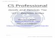 CS Pro fessional - CABlogIndia.com · 2019-11-09 · of GST Liability 7 Lesson 4 - Procedural Compliance under GST 8-10 Lesson 5 - Demand and Recovery, Advance Ruling, Appeals and