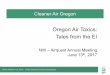 Oregon Air Toxics: Tales from the EI - WSU LARlar.wsu.edu › nw-airquest › docs › 20180612_meeting › NWAQ... · Oregon Air Toxics: Tales from the EI NW –AirquestAnnual Meeting
