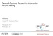 Exascale Systems Request for Information Vendor Meeting › rfp › Exascale-rfi › RFI-VendorMtg-v2.pdf · Typically a vendor meeting is not held with an RFI, but because of the