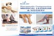 Therapeutic Compression MEDICAL LEGWEAR & HOSIERY · Graduated Compression Ultra Sheer 8 - 15 mmHg &15 - 20 mmHg Therapeutic MEDICAL LEGWEAR • Medical grade gradient compression