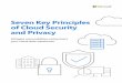 Seven Key Principles of Cloud Security and Privacy€¦ · Principles of security and privacy for the cloud data warehouse 3 Introduction: The new business environment of security