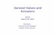 Aerosol Valves and Actuators Point/Spring 2011... · Aerosol Valves and Actuators SATA March 23, 2010 Bob Daria ... Goodhue & Sullivan develop a small aerosol can pressurized by a
