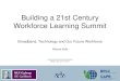 Building a 21st Century Workforce Learning Summit Building a 21st Century Workforce Learning Summit