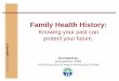 Family Health History - School of Medicine › lungcancer › docs › ... · Family Health History: Knowing your past can protect your future. Developed by: ... autism leanness diabetes