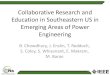IEEE Power and Energy Society - Collaborative Research and Education in Southeastern ... · 2015-09-21 · Collaborative Research and Education in Southeastern US in Emerging Areas