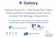 Galaxy Australia the Bring Your Own Data platform enabling ...conference.eresearch.edu.au/wp-content/uploads/... · Genomes and Target Capture Panel pipelines ... Many peer reviewed