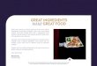 GREAT INGREDIENTS MAKE GREAT FOOD - Qui Loungequilounge.com/assets/uploads/2017/05/qui-menu-food.pdf · 2017-06-26 · Cánh Gà Nướng Mật Ong 180 DEEP FRIED CALAMARI Exotic