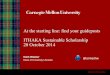 At the starting line: find your guideposts ITHAKA …At the starting line: find your guideposts ITHAKA Sustainable Scholarship 20 October 2014 Keith Webster Dean of University Libraries