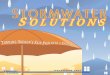 SOLUTIONS Stormwater SOLUTIONS - Unauthorized Access · animal waste, and heavy metals such as copper, lead, zinc, and mercury from multiple sources. Anything that’s on the 