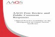 AAOS Peer Review and Public Comment Responses · 3 Management of Carpal Tunnel Syndrome Evidence-Based Guideline Summary of Changes to Guideline Draft 1. All grammar/punctuation issues