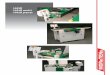 H410 H410 multi H410 panel - MOReTENs · The horizontal cutter block is equipped with 2 planer knives as standard but the block has 4 grooves. So you have the option of either mounting