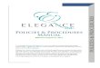 Policies & Procedures Manual - Elegance Inc Policies & Procedures POLICIES & PROCEDRES Manual Effective