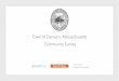 Town of Danvers, Massachusetts Community Survey › proudcity › danversma › ...2017/03/16  · Town of Danvers, Massachusetts Community Survey 16 March 2017 Conﬁdential & Proprietary