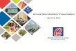 Annual Shareholders’ Presentation€¦ · Annual Shareholders’ Presentation April 29, 2015. Strong cashflow, ... Net Sales Take-up FY2014 at P9.3Bn, 8% higher than last year 
