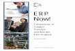 ERP Now! - ChainLink Research.pdfInterestingly, the big players with multiple ERP products—Aptean, Epicor, Infor, Oracle and SAP, who have acquired ERPs through various mergers —have