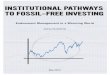 insitutional pthways final - Amazon S3€¦ · acknowledge the advice and insights of numerous individuals, including Shelley Alpern of Clean Yield Asset Management, Peter Coffin