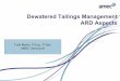 Dewatered Tailings Management ARD Aspects - BC ML/ARDbc-mlard.ca/files/presentations/2008-6-MARTIN-dewatered-tailings-m… · Overview This presentation will more introduce the tailings