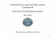 UNITED STATES SPECIAL OPERATIONS COMMAND › military › library › budget › fy...United States Special Operations Command Fiscal Year (FY) 2010 Budget Estimates May 2009 Procurement,