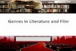 Genres in Literature and Film - Denton Independent School ... · Create a self movie poster Voice Level: 0- 1(Discussion) Quietly sharpen pencil, get a Kleenex, borrow a pen/pencil