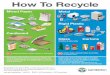 How To Recycle · Caps & lids ok. Put in clear bags, in any bin labeled METAL, GLASS, PLASTIC & CARTONS, or in any bin with blue decal. For items with CFCs like refrigerators or air