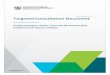 Targeted Consultation Document - Ministry of Business ... · Targeted Consultation Document Implementation of the Trans-Pacific Partnership ... Please include your contact details