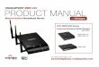 ARC MBR1400 manual 4.2* - Westbase.io€¦ · INTRODUCTION*.....*3! 1.1! PACKAGE! CONTENTS ... any other wireless broadband technology. ENTERPRISE PERFORMANCE • Targeted for retail