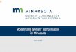 Modernizing workers' compensation for Minnesota · UX research used to create user personas & system map of core experience. Test & Validate Designs. UX research used to create wireframes
