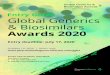 Entry Guide Global Generics & Biosimilars · Entry Guide Global Generics & Biosimilars Awards 2020 October 14, 2020 | Milan, Italy ... legal strategies from different global jurisdictions