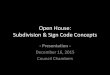Sign Code Open House - dpa730eaqha29.cloudfront.net › ... › 12 › OpenHouse_ppt12-1… · Sign Area Calculations 1. Clarify how current permitted sign area is calculated: Current