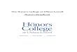 The Honors College at UMass Lowell Honors Handbook College Handbook_tcm18-269001.… · The Honors College at UMass Lowell is a campus-wide honors program. To graduate with a Commonwealth