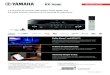AV Receiver RX-A680€¦ · RX-A680 7.2-channel AV receiver with superb sound quality and the latest network functions for an amazing AV experience. NEW PRODUCT BULLETIN • 7-channel