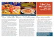 Hello, World! - Les Dames d'Escoffier International (LDEI) Newsletter May 2018 final.pdf · history has deeply impacted the culinary scene of the Middle East. Early civilization began