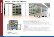 Spider Shelving System - Innovo Storage 2018... · SPIDER ® SHELVING SYSTEM Assembly is simple : shelves are installed on the posts using 4 compression clips, in 14 gauge steel