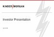 Investor Presentation · 2019-09-20 · Investor Presentation ... General –The information contained in this presentation does not purport to be all‐inclusive or to contain all