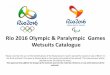 Rio 2016 Olympic & Paralympic Games Wetsuits Catalogue · Rio 2016 Olympic Games Wetsuits Catalogue Please note that the sum of the Identifications of the Manufacturer mustn’t exceed