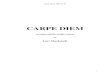 CARPE DIEMCarpe Diem 2005-11-08 3 Förord Handlingen i romanen Carpe Diem utspelar sig på landet, utanför en gammal nordeuropisk stad, dit några stressade nutidsmänniskor dragit