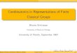 Combinatorics in Representations of Finite srinivas/  Combinatorics in Representations