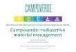 Workshop on the Management of Non-Nuclear Radioactive ... › rp › workshops › nonurad2017 › presentati… · Workshop on the Management of Non-Nuclear Radioactive Waste Campoverde: