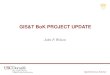 GIS&T BoK PROJECT UPDATE - John Wilsonjohnwilson.usc.edu/.../wilson...BoK-Project-Update.pdfGIS&T BoK PROJECT UPDATE John P. Wilson. SECTION TITLE | 2 o BoK as a book is excellent