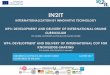 IN2IT - Braude€¦ · 3rd workshop: 13-15/03/2017, WUT, Poland T3.2 Development of international virtual teaching programs [10/2016-04/2017] T3.3 Implementation and mentoring pilot