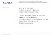 GAO-19-193, TAX DEBT COLLECTION CONTRACTS: IRS Analysis ... · The Internal Revenue Service (IRS) attempts to collect unpaid tax debts to promote voluntary compliance. IRS efforts