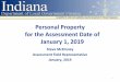 Personal Property for the Assessment Date of … - McKinney...Personal Property for the Assessment Date of January 1, 2019 Steve McKinney Assessment Field Representative January, 2019