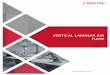 PRODUCT CATALOG - Labstac · LV21 SERIES VERTICAL LAMINAR AIR FLOW LV211, LV212 LV213 LV214 LV215, LV216 FEATURES LV211 LV212 LV213 LV214 LV215 LV216 Microprocessor controller l l