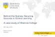 Behind the Scenes: Securing Success in Online … › Downloads › Behind the Scenes.pdfBehind the Scenes: Securing Success in Online Learning A case study of Hibernia College 28th