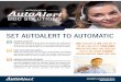 SET AUTOALERT TO AUTOMATICautoalert.com/wp-content/uploads/2016/05/BDCSolutions_Final.pdf · DRIVE RETENTION AND GROWTH IMPROVE CUSTOMER EXPERIENCE Your AutoAlert Master-Certified