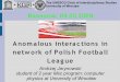 Anomalous interactions in network of Polish Football Leagueth.if.uj.edu.pl › ~gulakov › rzeszow.pdf · 3 Jagiellonia Białystok 4 GKS Bełchatów 5 Pogoń Szczecin 6 Zagłębie