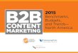 Benchmarks, Budgets, North America MARKETINGsimplydirect.com/wp-content/uploads/2015_B2B_Research.pdfHello Content Marketers, Welcome to the fifth annual B2B Content Marketing Benchmarks,