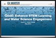 Goal: Enhance STEM Learning and Water Science … › symposium › 2013 › presenters › CI-WATER...Goal: Enhance STEM Learning and Water Science Engagement Team 4 – Laura Hunter!